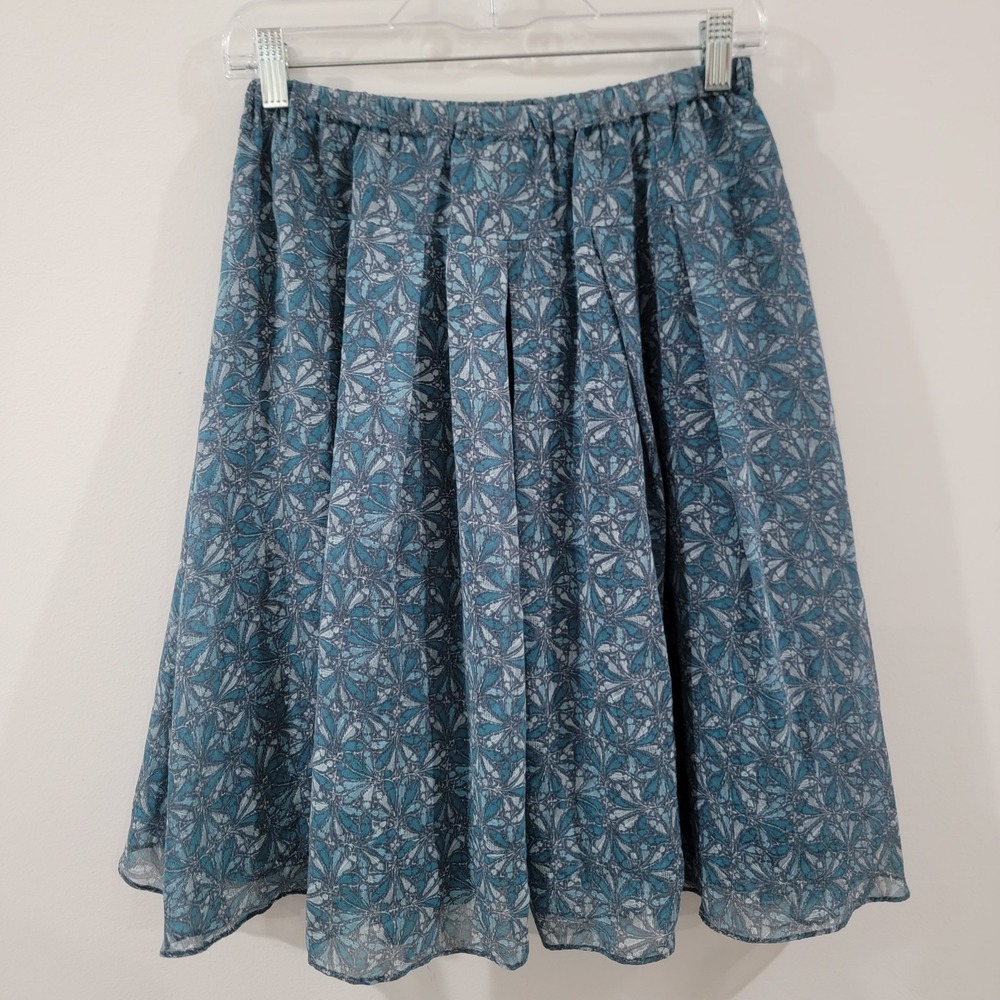 Wintersilks Womens Silk Skirt Size Medium Floral Fairy Grunge‎ Whimsical
